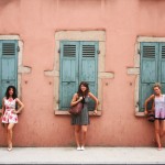 With Elsa and Freya in France