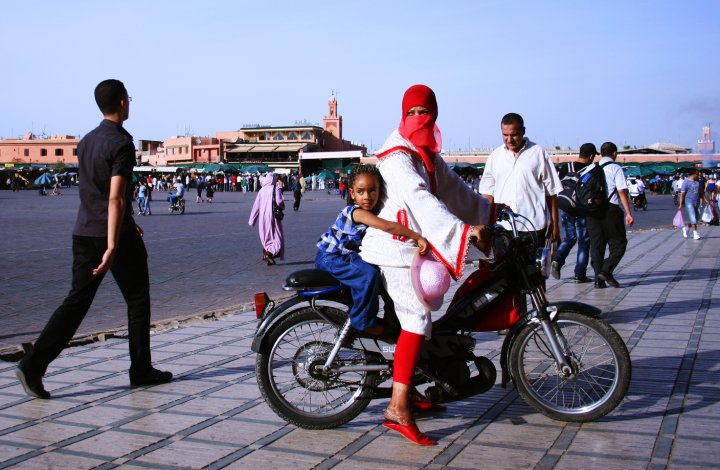 Mopeds in Marrakech