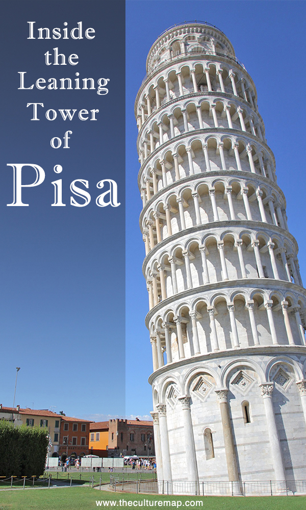 Inside the Leaning Tower of Pisa, Italy