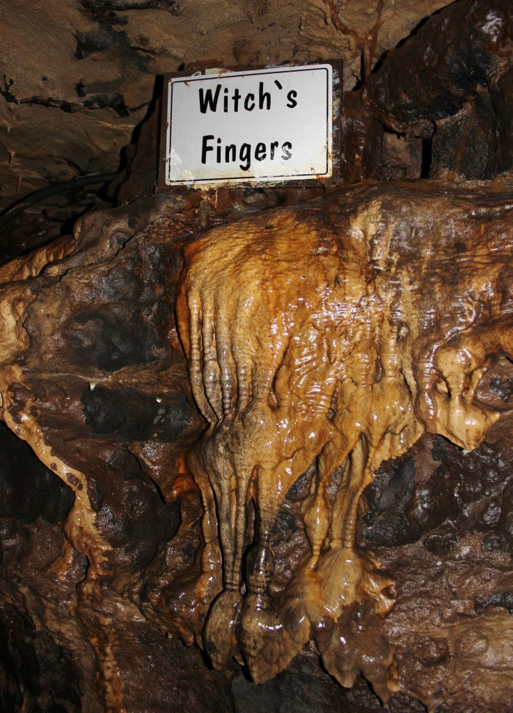 Witch's fingers inside White Scar Caves