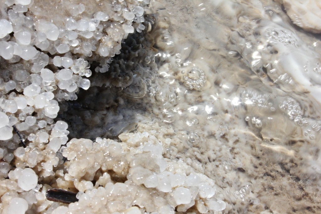 Salt stones and crystals, Jordan travel guide