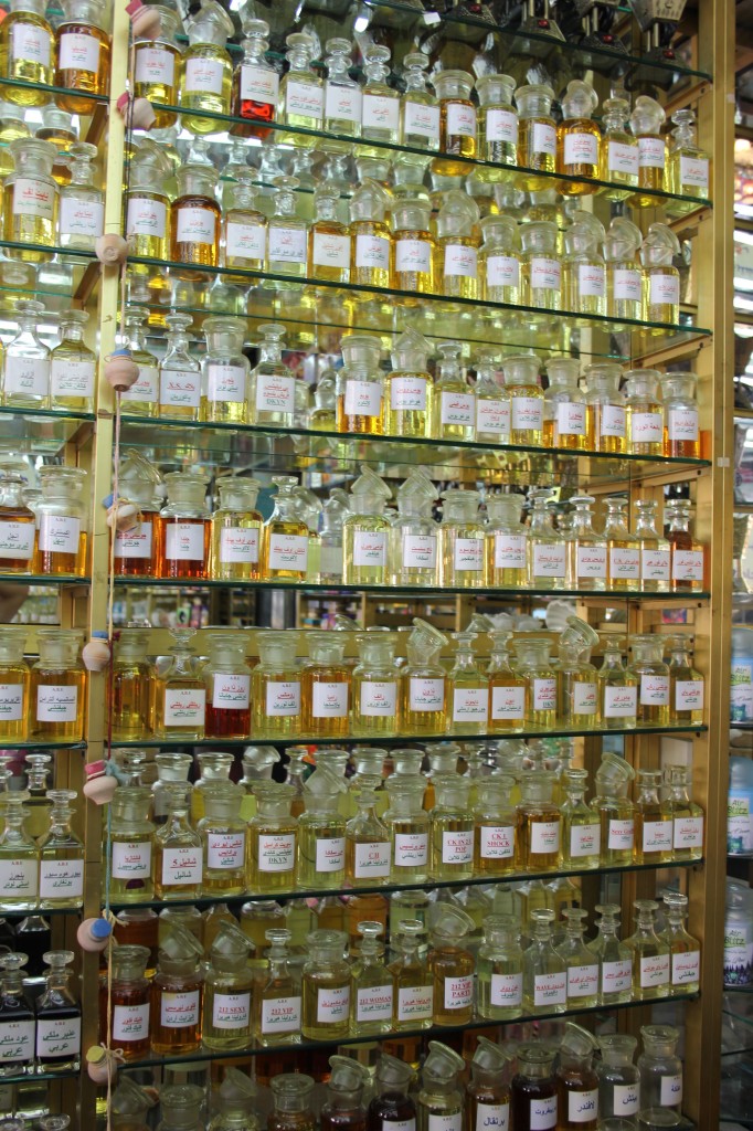 Inside perfume Shop in Amman, Jordan