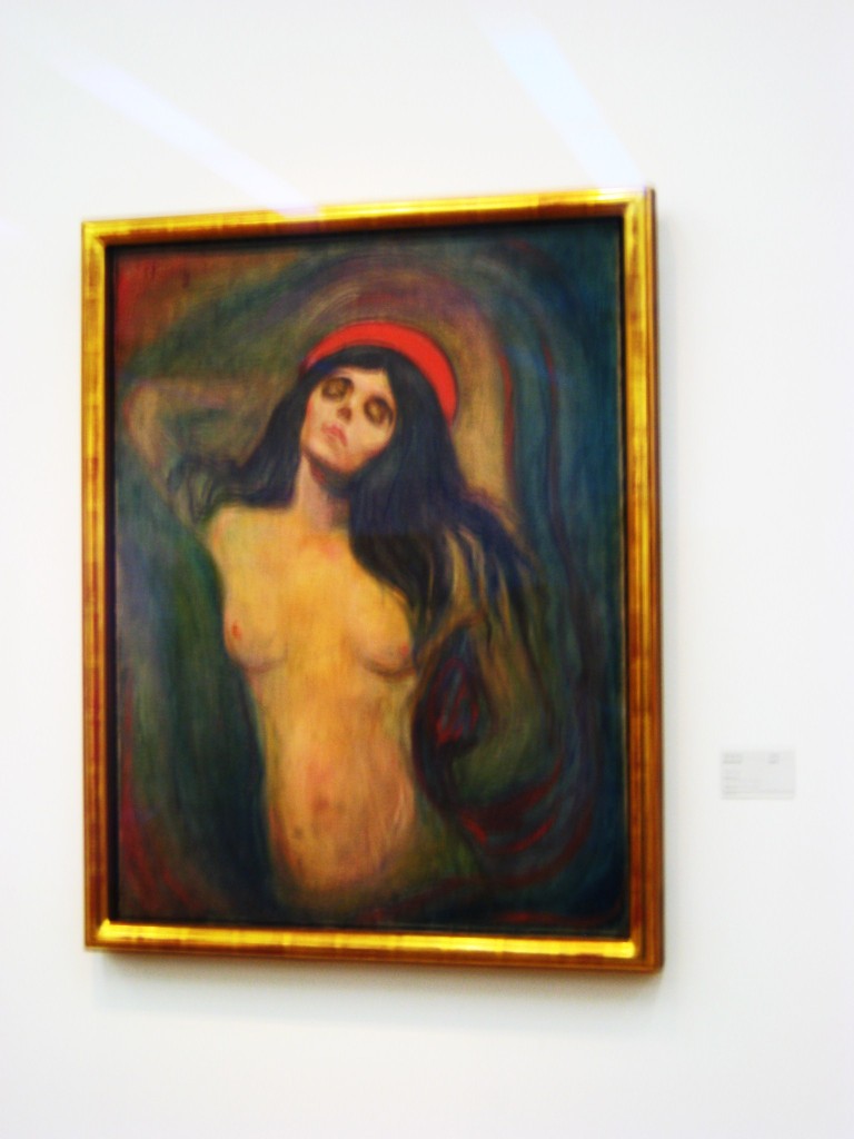 The Madonna by Edvard Munch inside the Munch Museum, Museet, Oslo