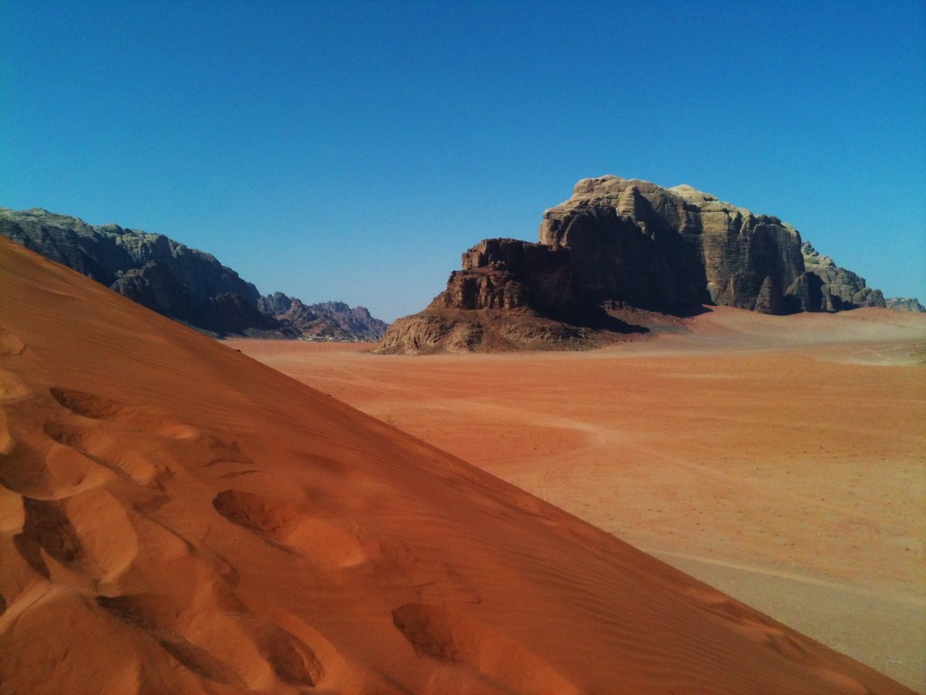Wadi Rum Desert. Jordan, Sand dunes, UNESCO World Heritage Site, Jeep, 4x4, D H Lawrence