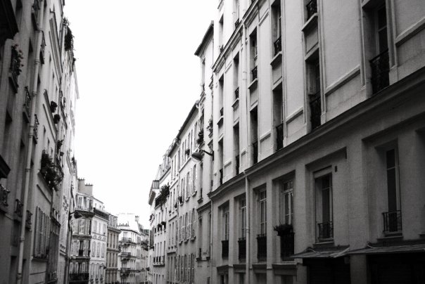 Paris, street, black and white, romantic paris