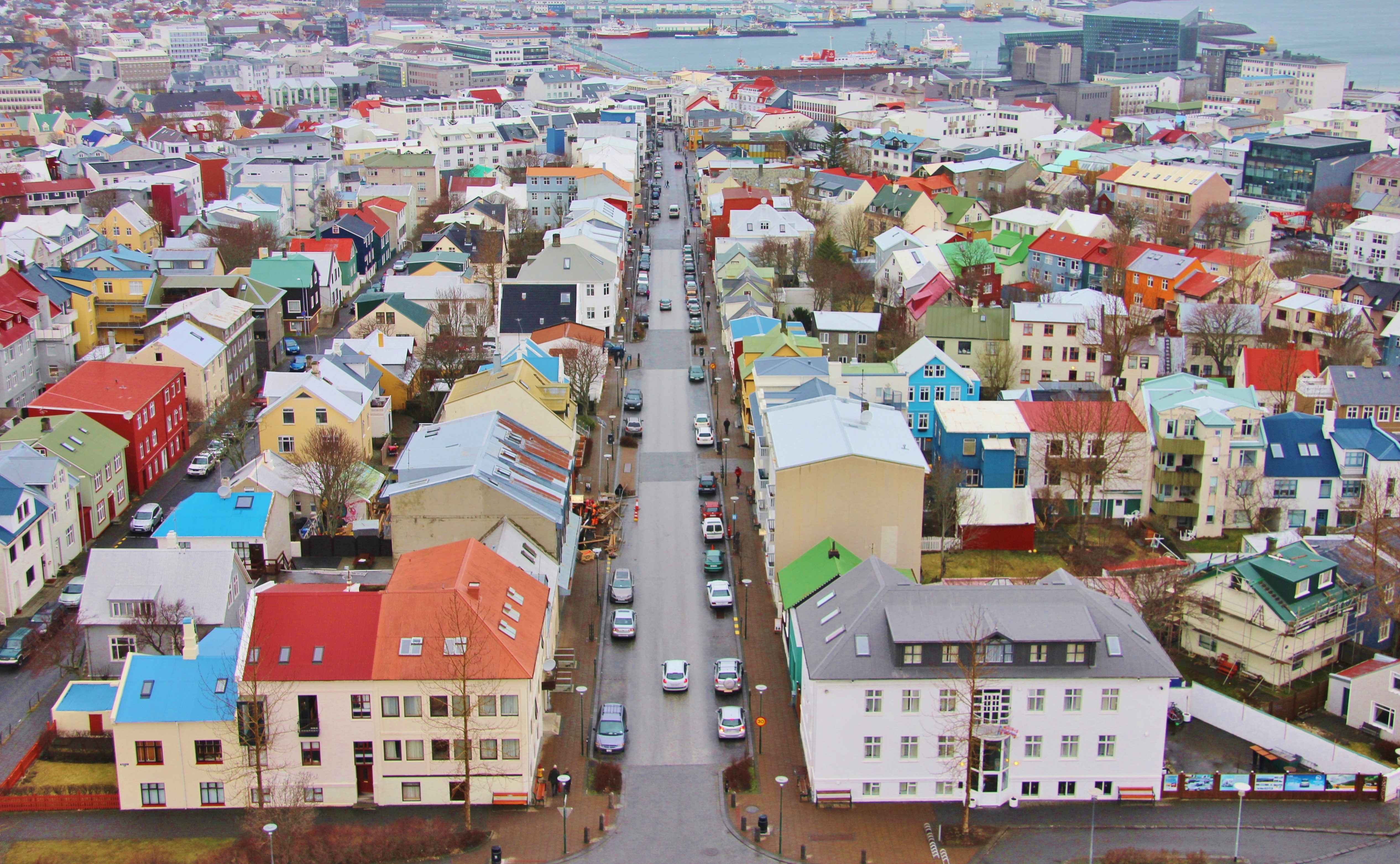 Panoramic view of Reykjavik