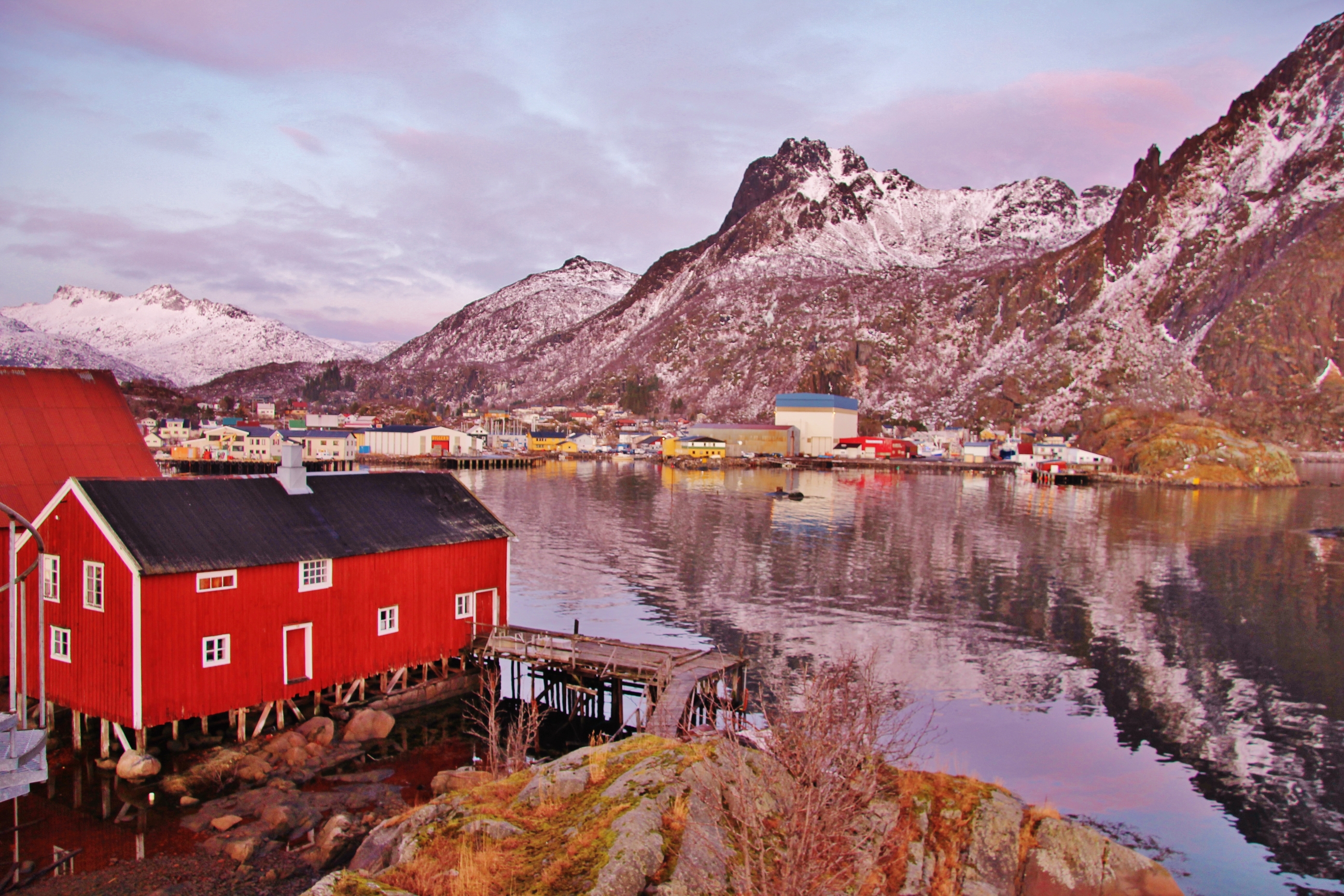 Picture of Svolver in the Lofoten Islands