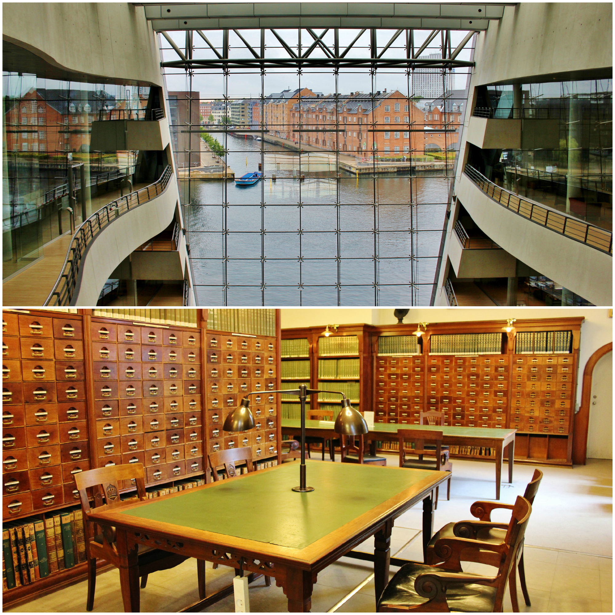 Inside the Black Diamond Library, Copenhagen