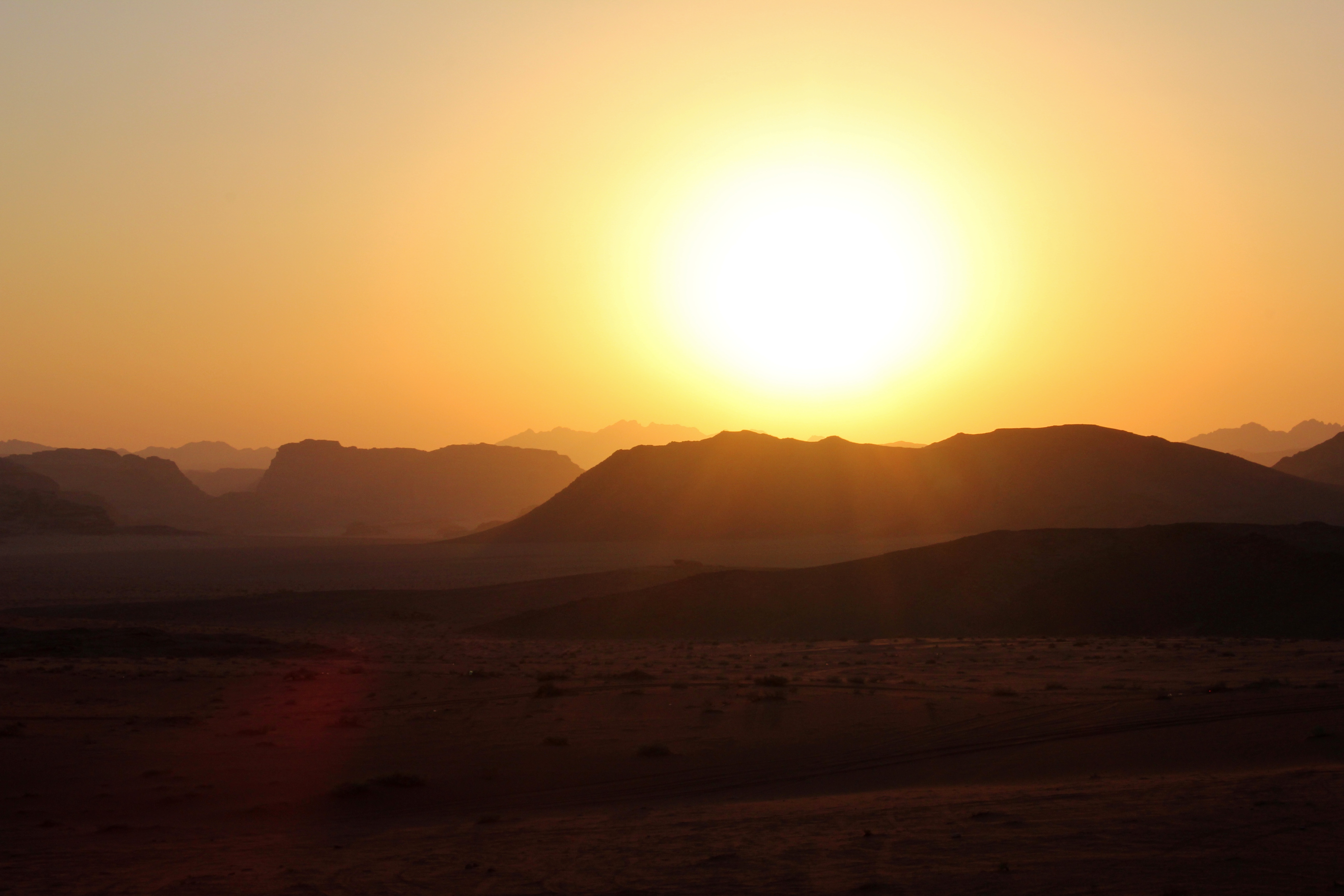 Sunset Wadi Rum Desert