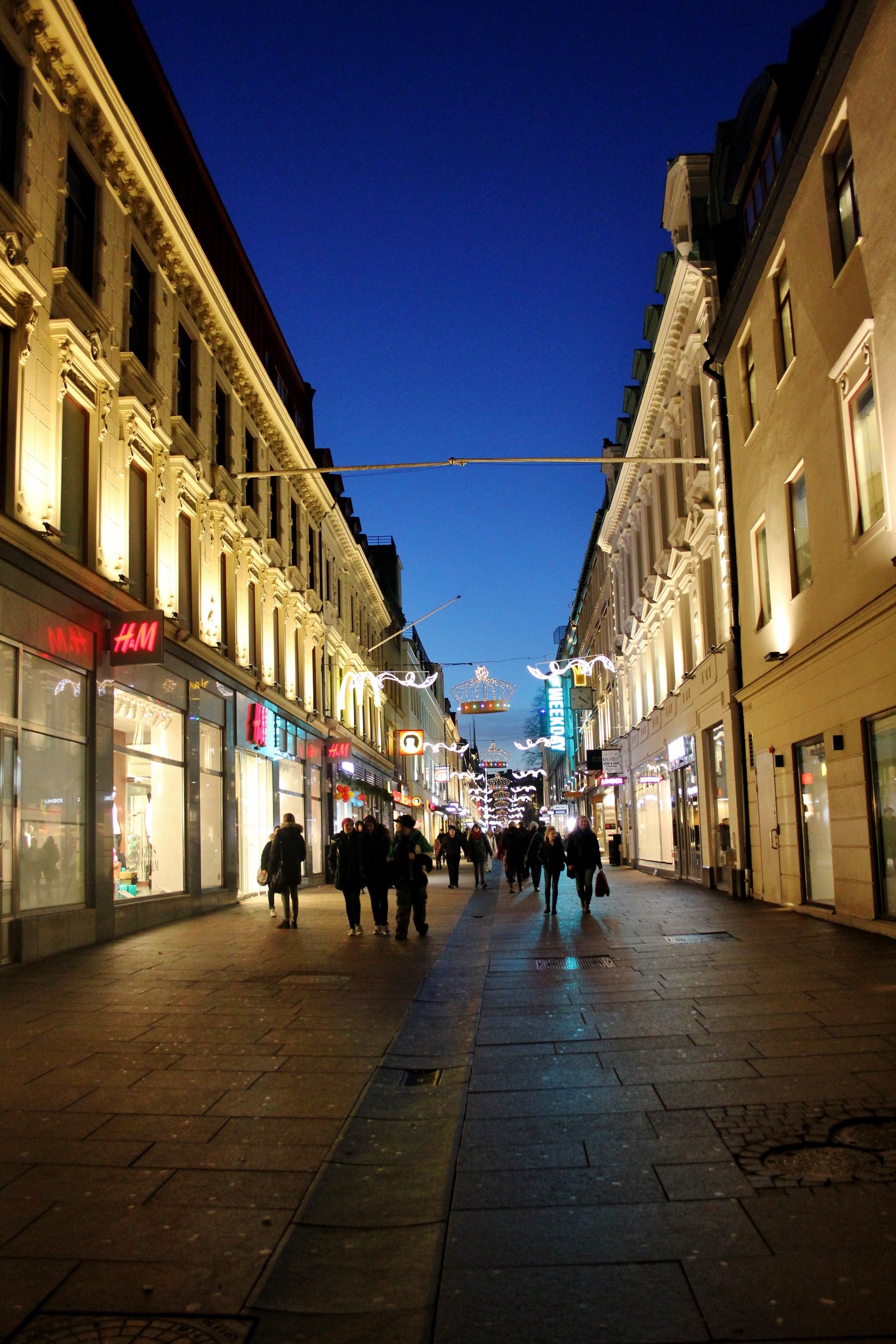 Christmas lights in Gothenburg