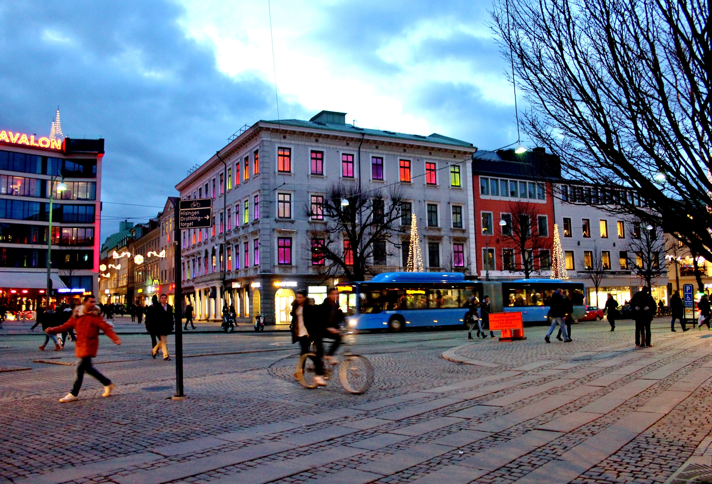 Christmas lights in Gothenburg