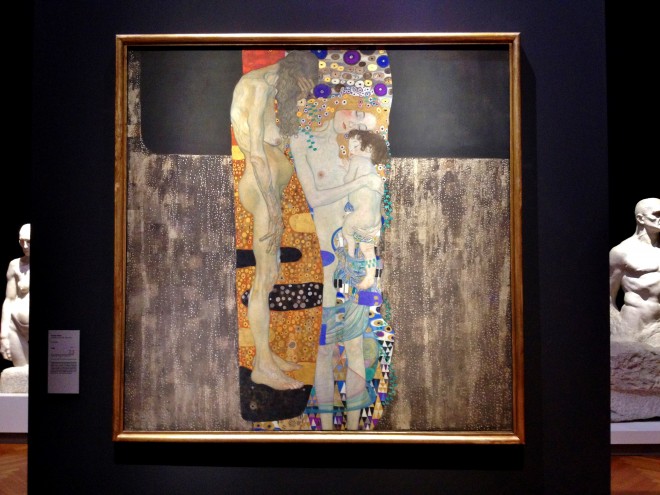Le tre età by Gustav Klimt in Rome