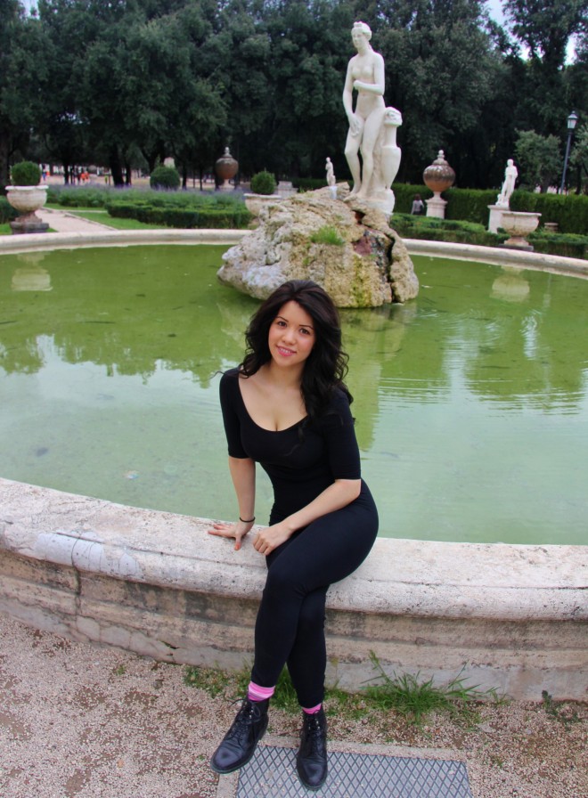 Villa Borghese, gardens. Rome