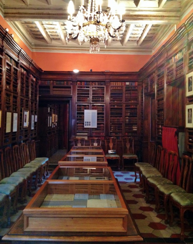 Inside the Keats-Shelley Memorial House in Rome