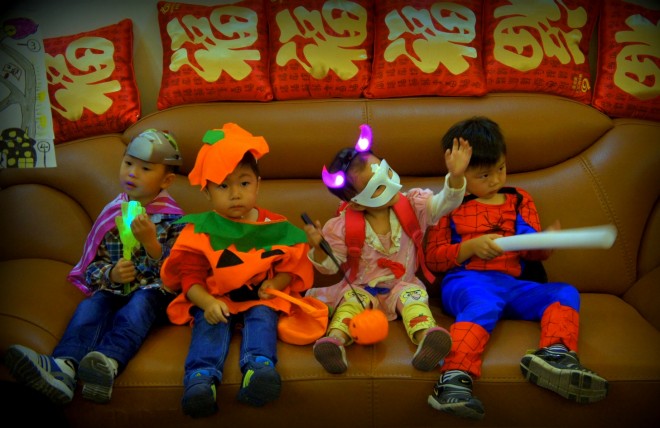 Halloween, Chinese children