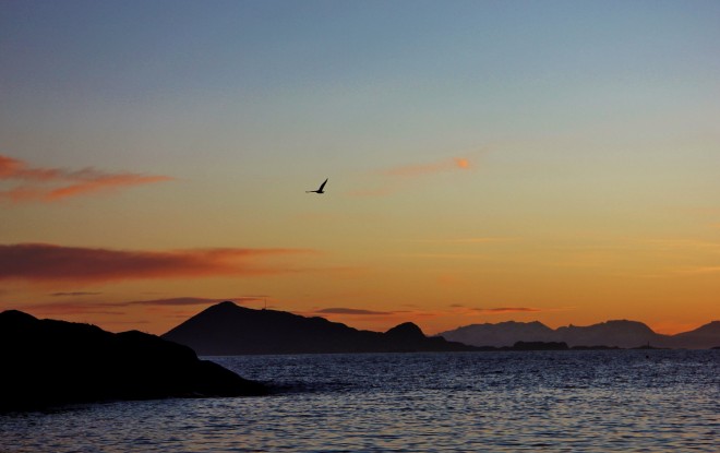 Twilight in Lofoten Islands, Norway