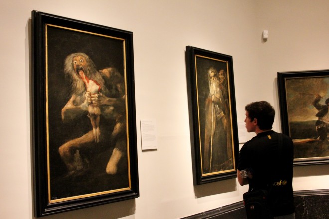 Goya Saturn Devouring His Son Prado