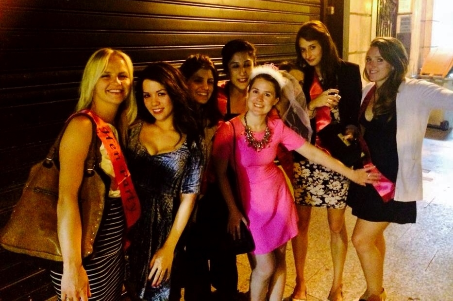 Hen party in Madrid