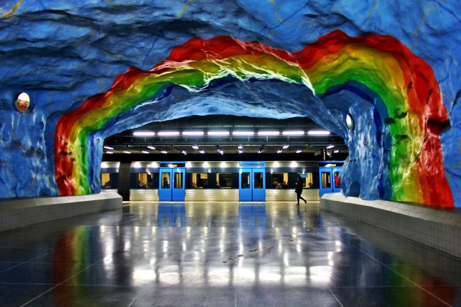 Stockholm Stadion Underground Station