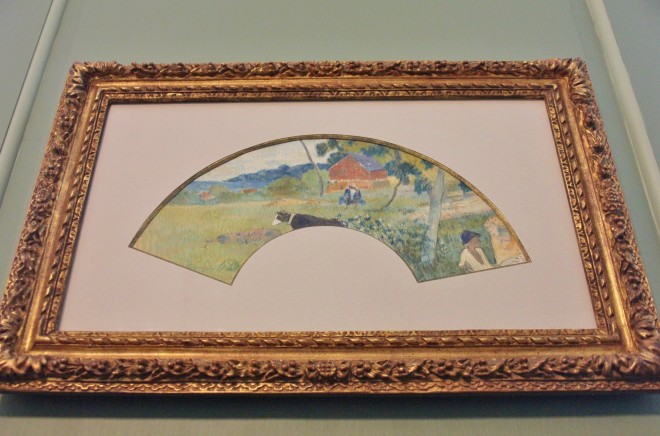 Painting by Gauguin at Fan Museum in Greenwich