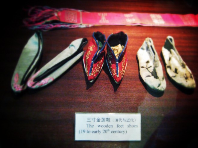 Lotus feet, binded, Sex Museum China