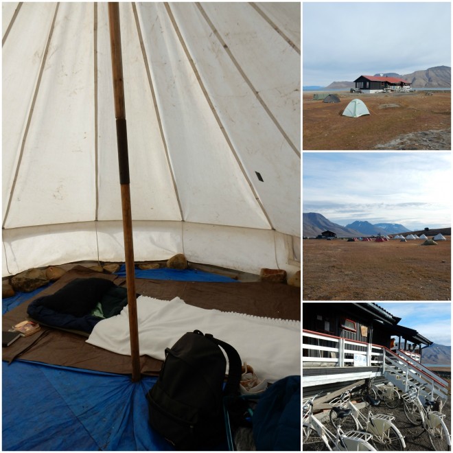 Camping in Svalbard