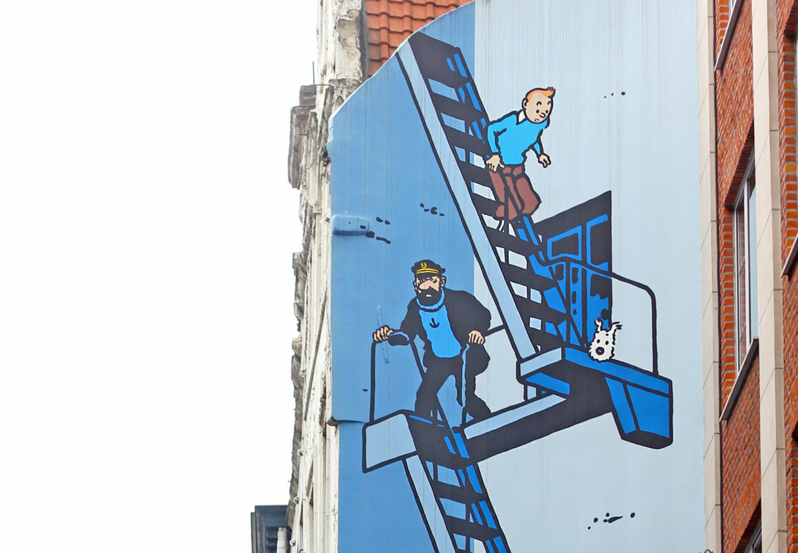 Finding street art and wall murals in Brussels, Belgium