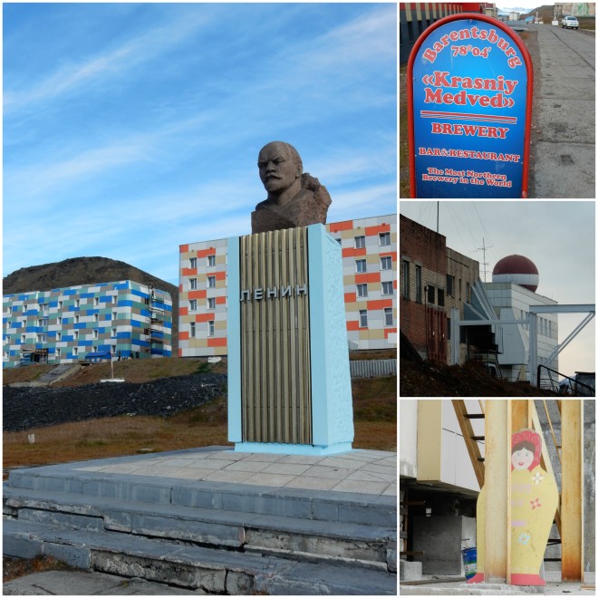 Lenin's head Barentsburg