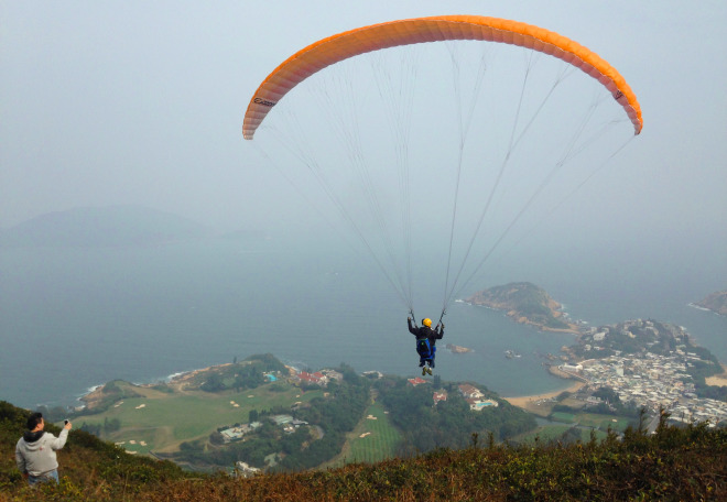 Paragliding, Hong Kong