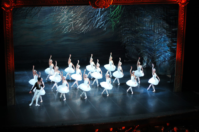 Swan Lake at the ballet in St Petersburg