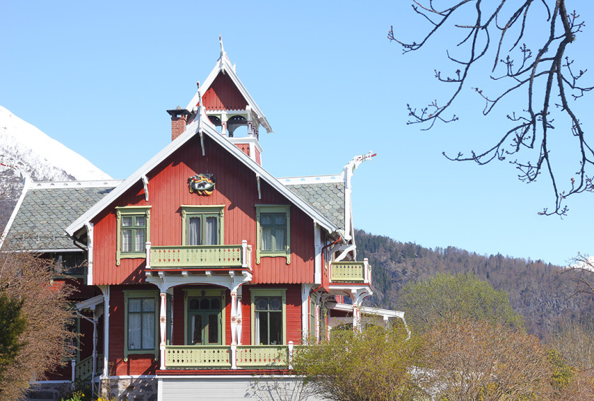 Artists houses in Balestrand