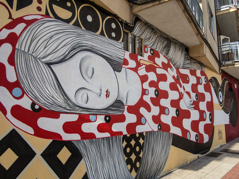 Street art sprawls across Salamanca in Spain