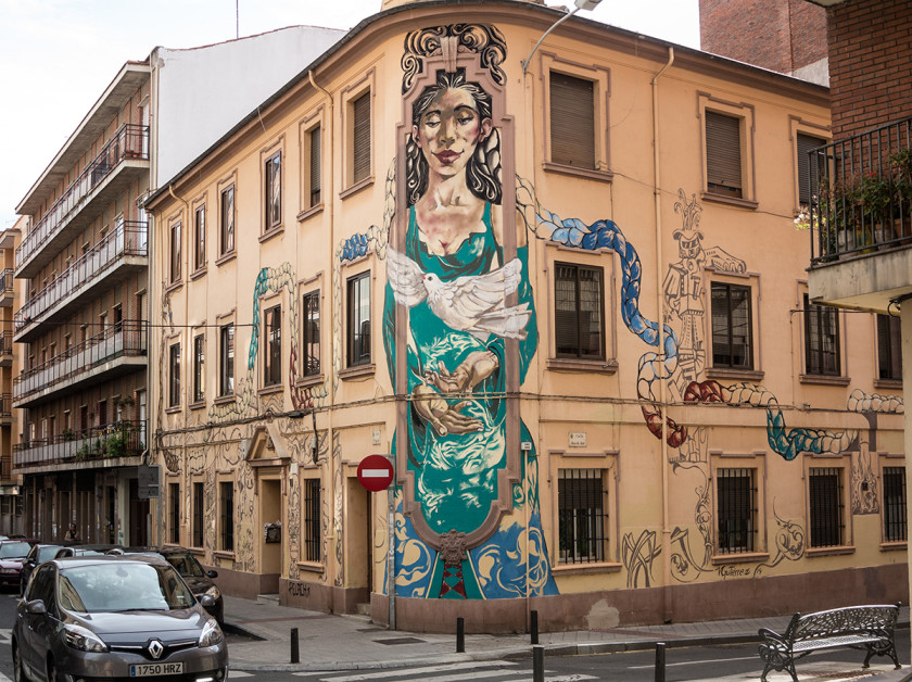 Street art in Salamanca, Spain