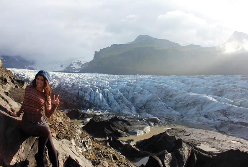 Svinafellsjokull Glacier in Iceland - road trip intinerary.