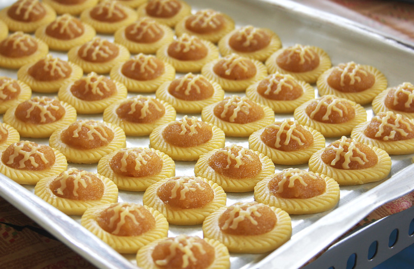Pineapple tarts - a must-try dessert in Malaysia