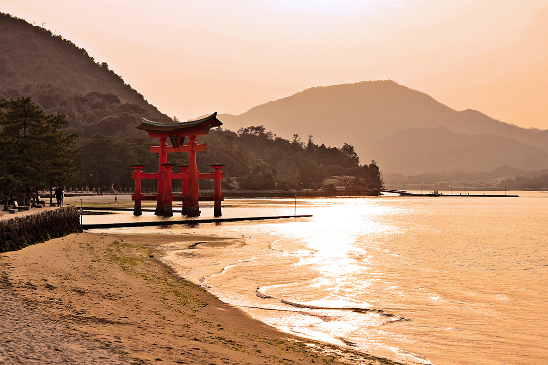 Itshukshima shrine on Miyajima Island, Japan