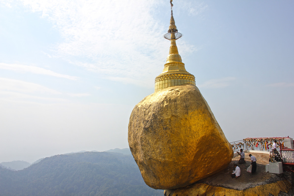 Golden Rock Pagoda in Myanmar - travel guide