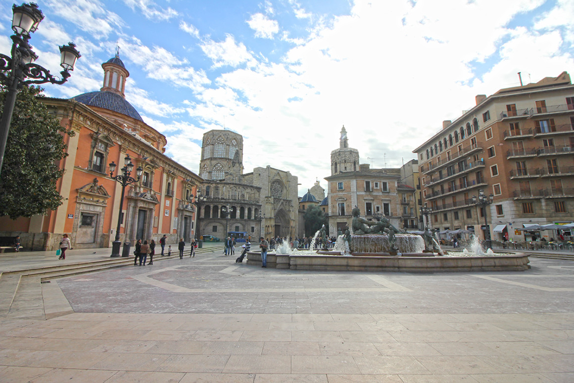 Main Square in Valencia's Old Town.