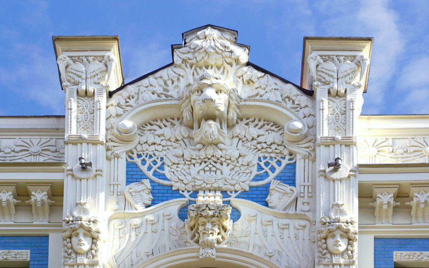 Where to find Art Nouveau architecture in Riga, Latvia