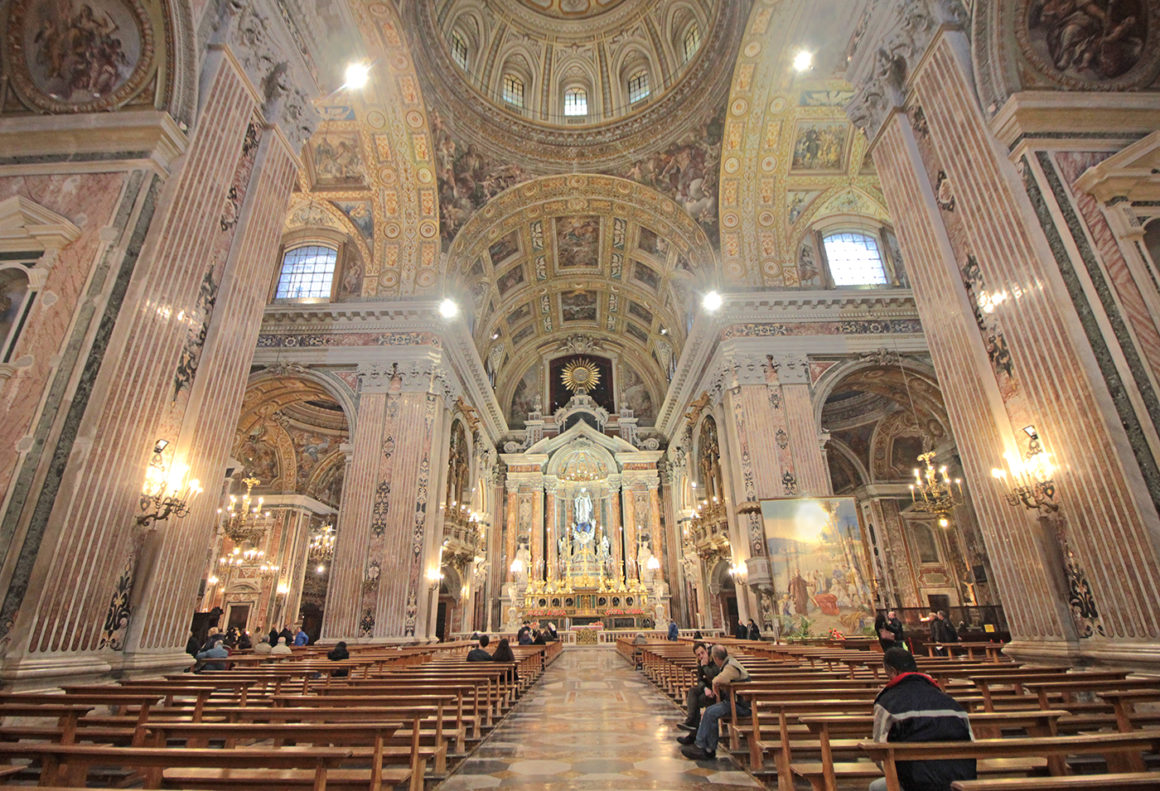 Gesu Nuovo church, things to do in Naples, Italy