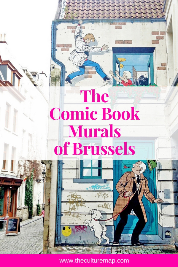 Explore the comic book murals and street art of Brussels, the capital city of Belgium