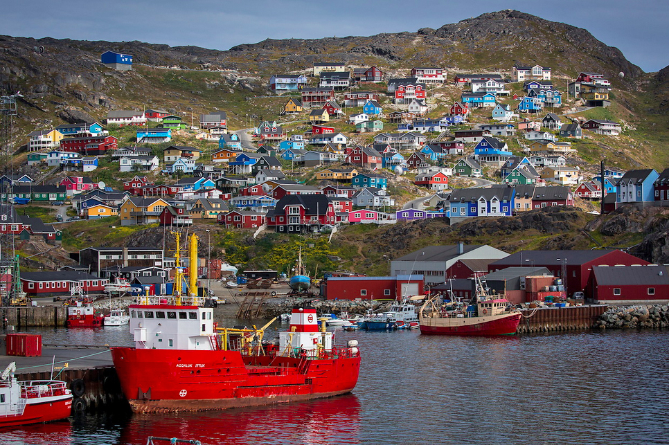 Qaqortoq, Greenland - most colourful towns and cities in Scandinavia