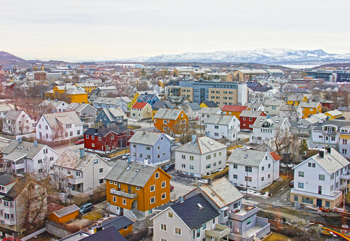 Panoramic view of Bodø - city guide