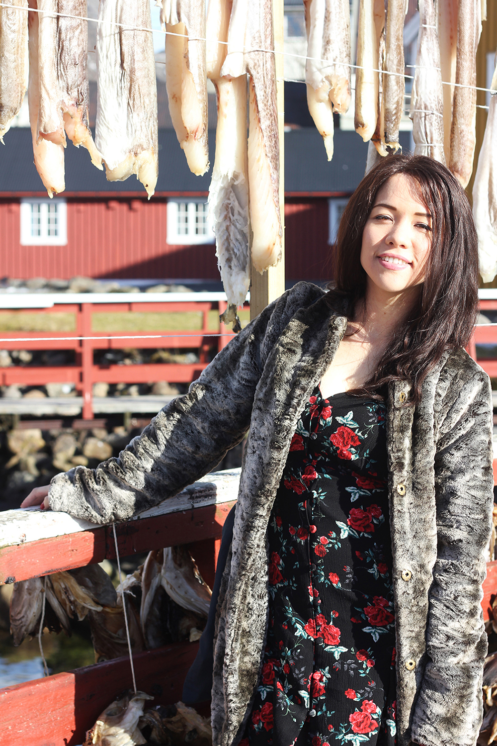 Exploring Nusfjord fishing village in the Lofoten Islands