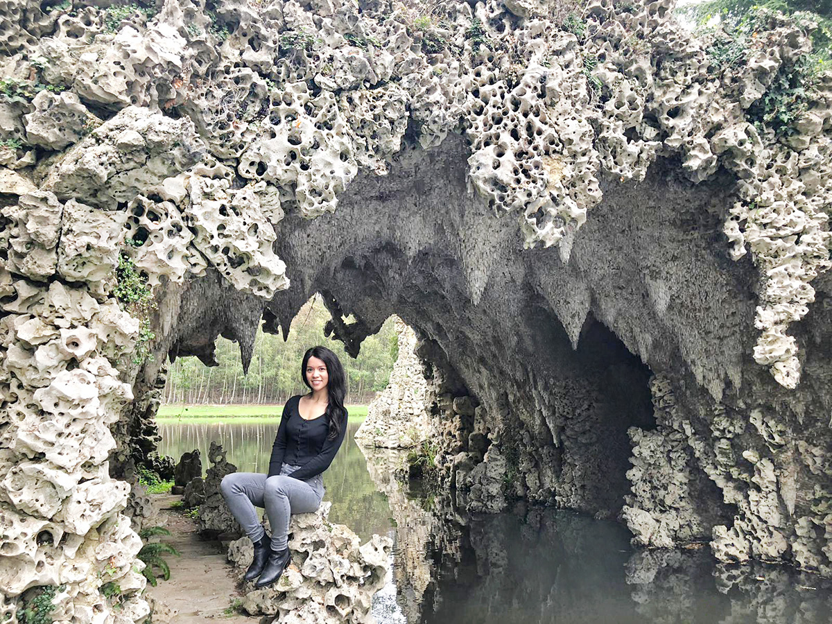 Painshill Park Visiting the Crystal Grotto, Abbey Ruins & Other Follies