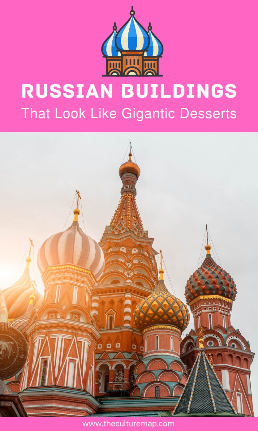 Russian buildings that look like gigantic cakes