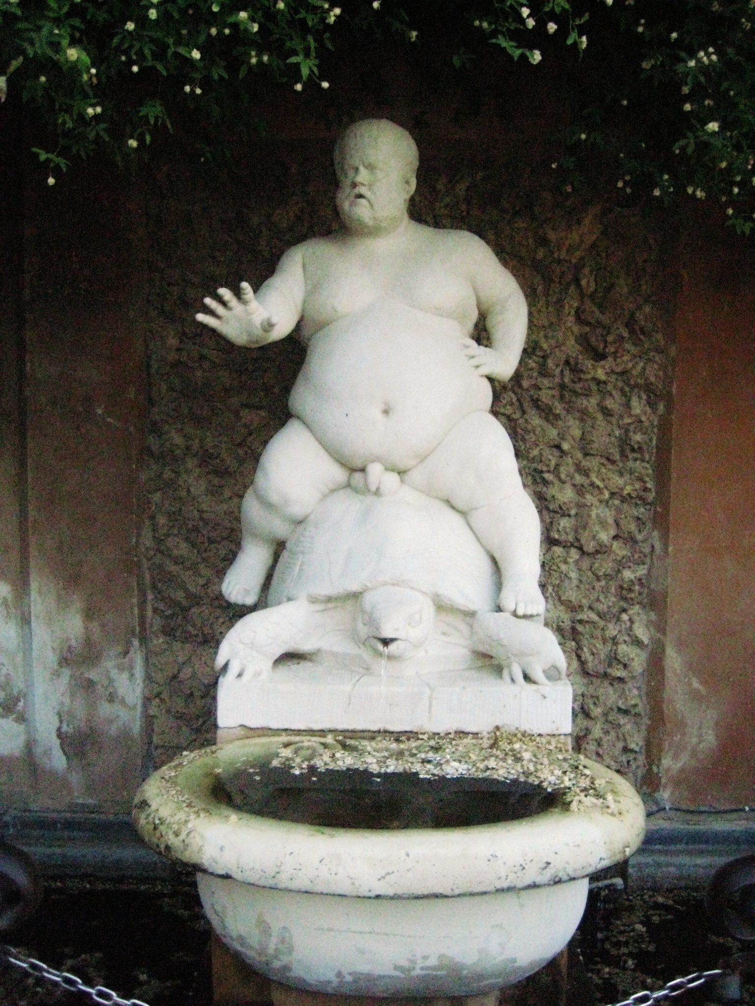 Bacchus Fountain inside Boboli Gardens, Florence
