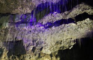 Stalactites inside White Scar Caves