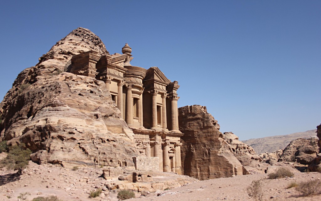 Monastery in Petra, UNESCO World Heritage Site, Seven World of the World