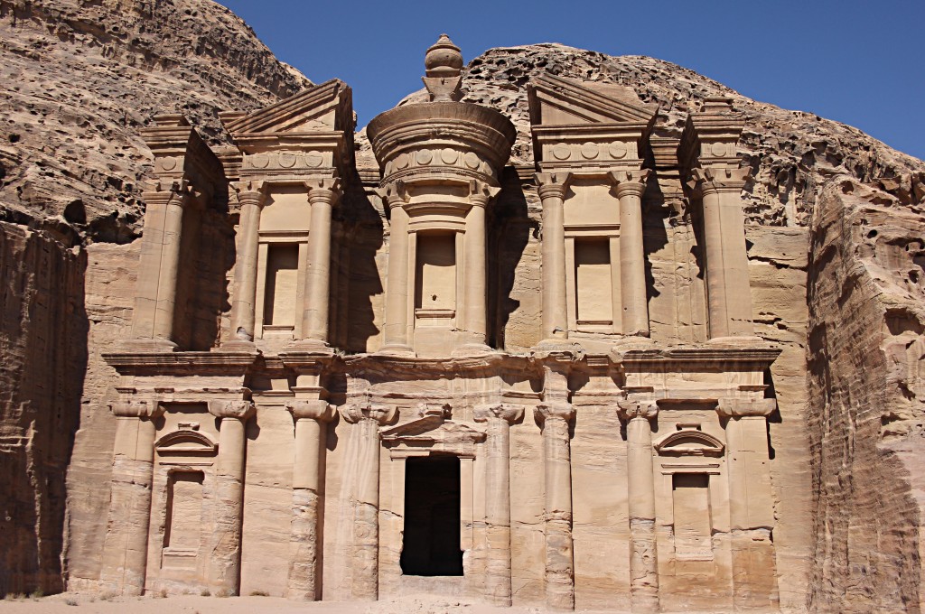 The Monastery in Petra, new seventh Wonder of the World, UNESCO